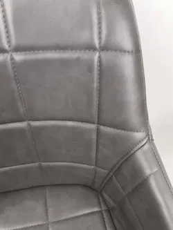 Set aus 3 Kunstleder-Stühlen mit Armlehnen - Bild 5