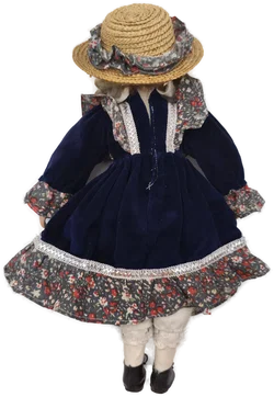 Porzellanpuppe, 42cm, Vintage 80er Jahre – Vorschau 3