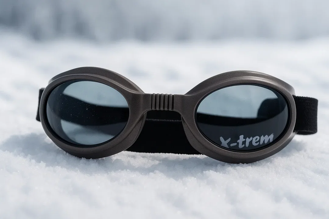X-trem Schutzbrille / Windbrille – getönte Gläser – elastisches Band – Unisex – Bild 3