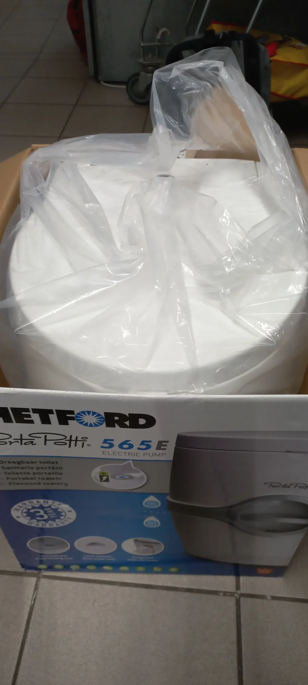 Thetford Porta Potti 565E Excellence Campingtoilette OVP Plastik WC – Bild 2
