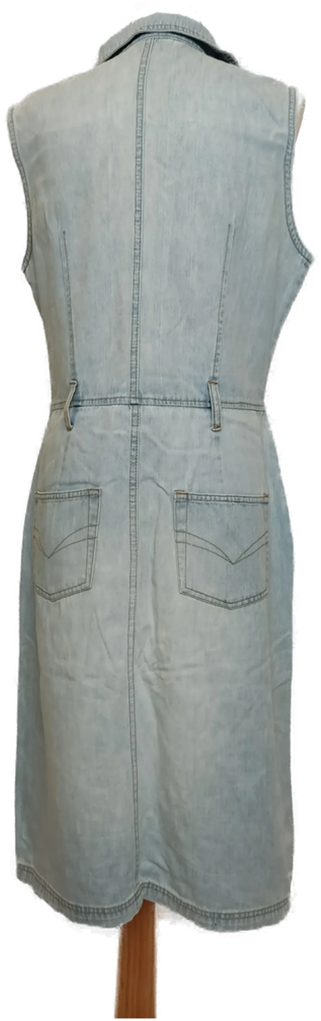 Flash Jeans Damen Kleid Midi blau Gr. 38 – Bild 3