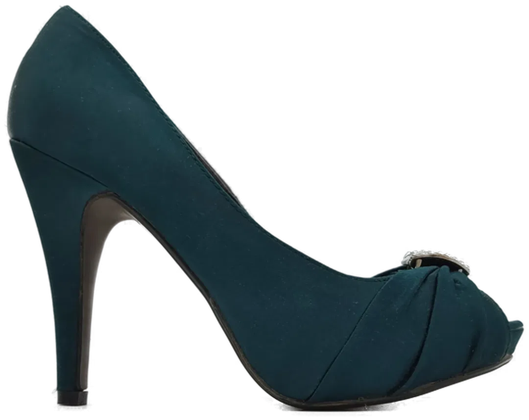 JUMEX Damen High Heels blaugrün - Gr. 39 - Bild 4