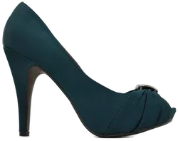 JUMEX Damen High Heels blaugrün - Gr. 39 - Bild 1