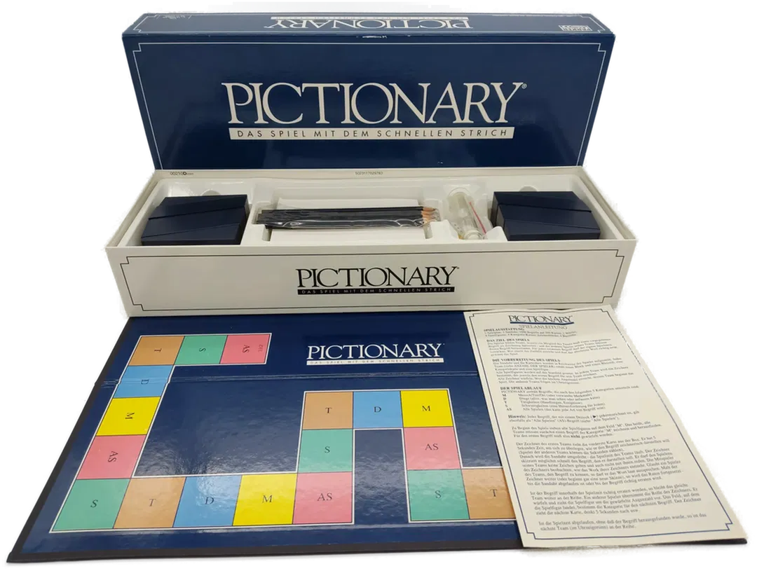 Pictionary - Das Spiel mit dem schnellen Strich - Brettspiel Parker 1993 - Bild 4