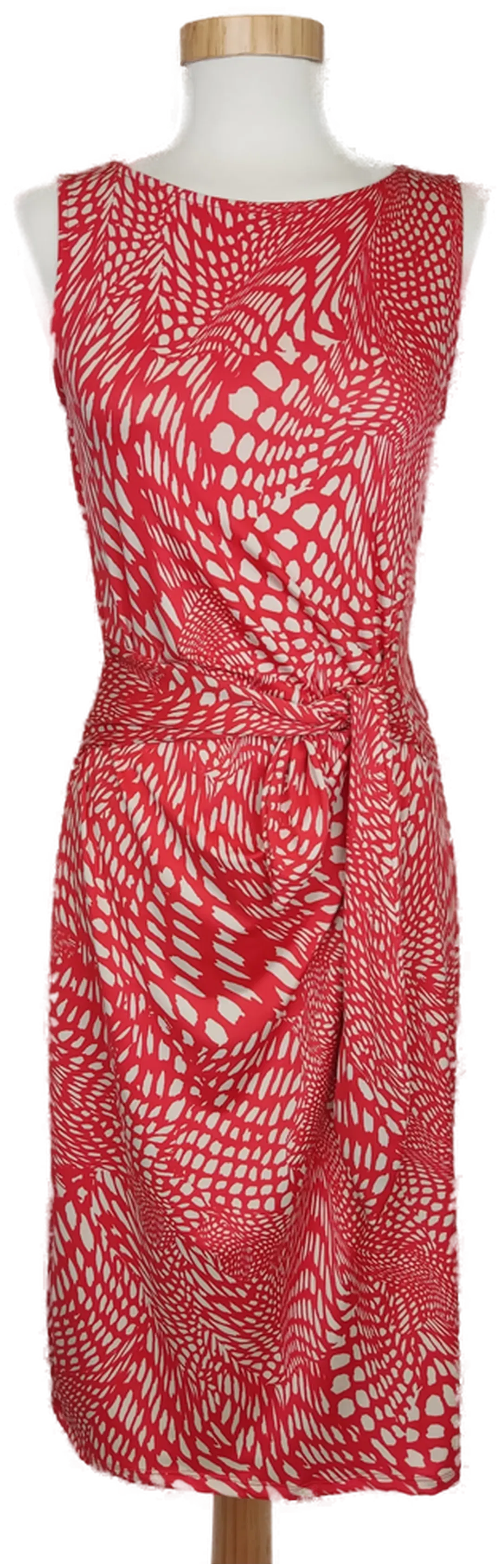 Esprit Damen Kleid rot/weiß gemustert - S/36 - Bild 1