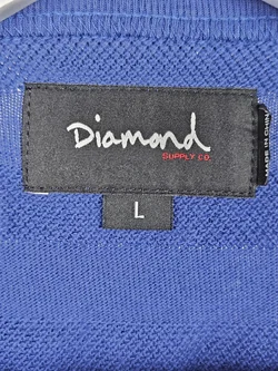 Diamond Supply Co. Herren Pullover, blau - Gr. L  - Bild 4