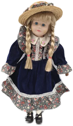 Porzellanpuppe, 42cm, Vintage 80er Jahre – Vorschau 1