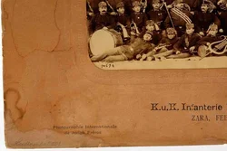 Vintage K.u.K. Infanterie‑Regiment Nr. 22 – Regimentskapelle, Zara/Feber 1891, Kabinettfoto – Vorschau 2