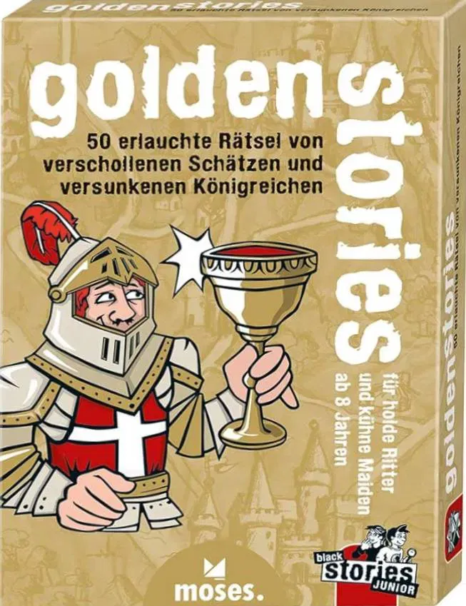 moses. black stories Junior – golden stories | Rätsel-Kartenspiel für Kinder - Bild 4
