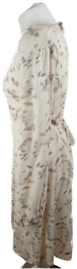 Damen-Midikleid S/36 | Cremefarben Geblümt – Vorschau 2