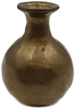Vintage Deko-Vase aus massivem Messing – Vorschau 5