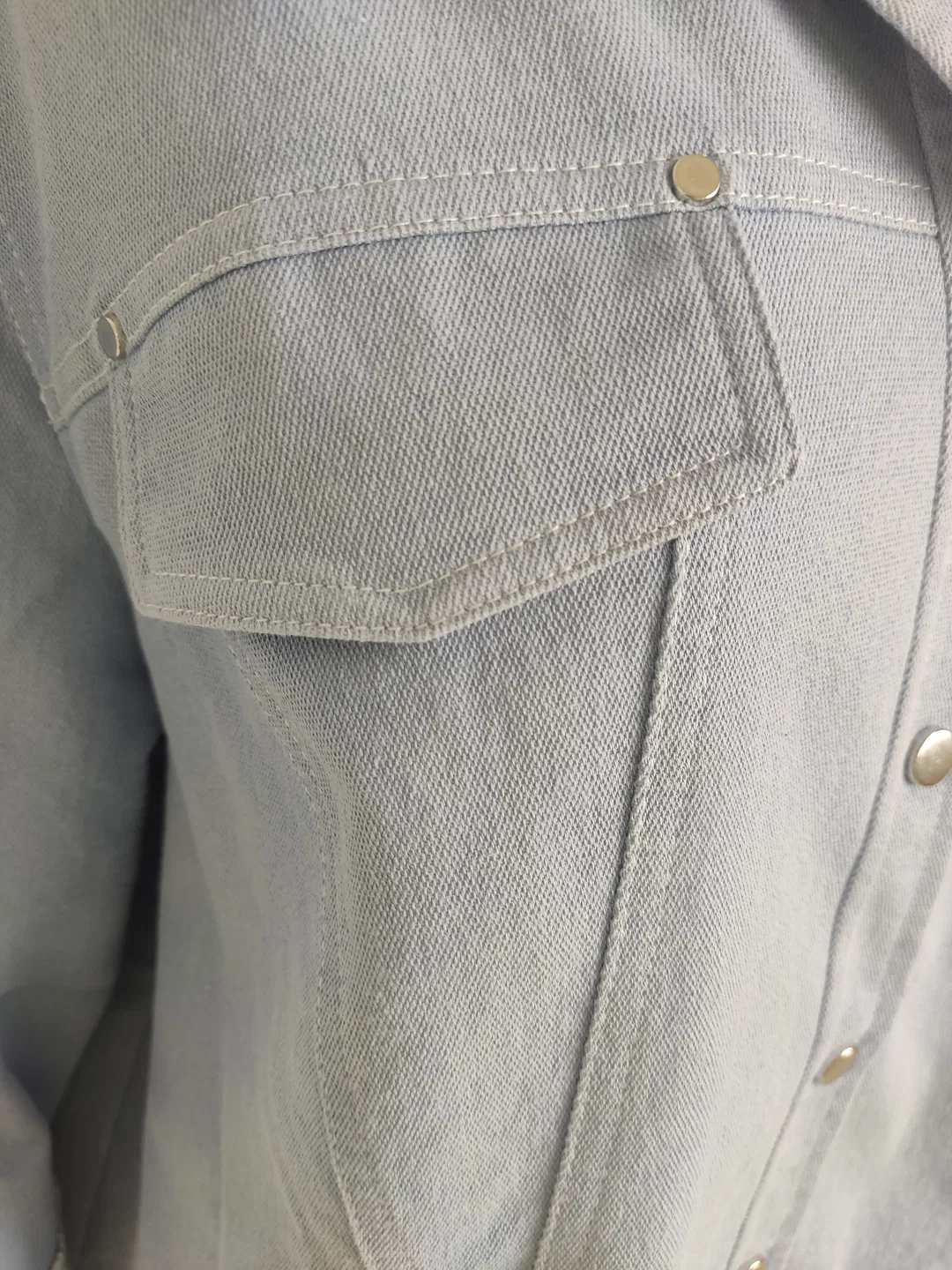 Jacke "Tally Weijl", langarm mit Kragen, schwarz mit Aufnähern und Taschen, Größe 34 – Bild 7