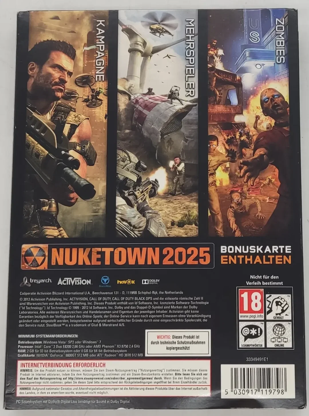 Steelbook Deko "Call of Duty" - Black Ops 2  – Bild 2