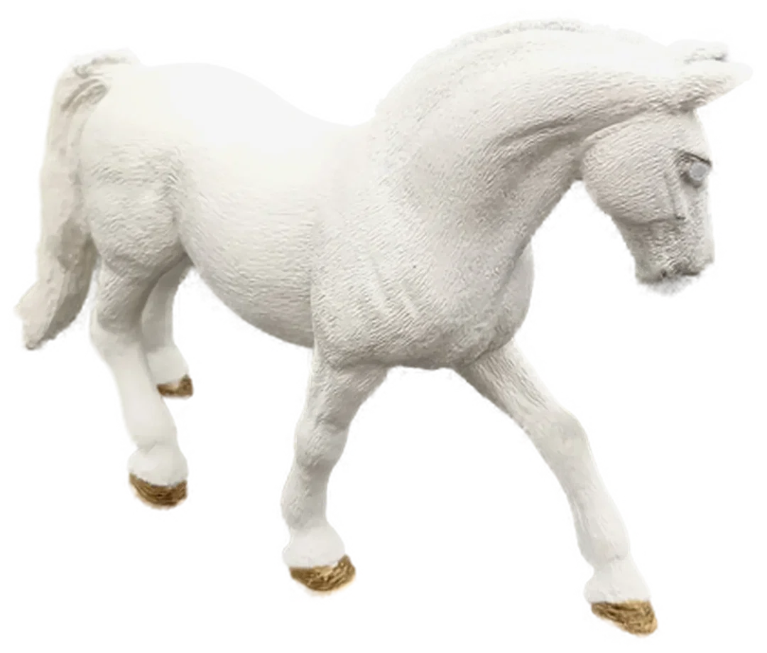 Schleich Pferd weiß - Bild 1