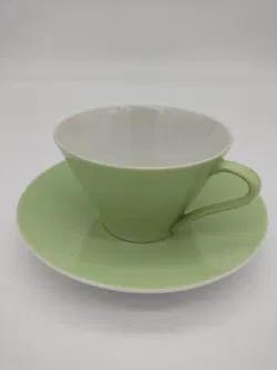 2 Lilien Porzellan DAISY Kaffeetassen 18, 1. Serie - blau & grün - Bild 8