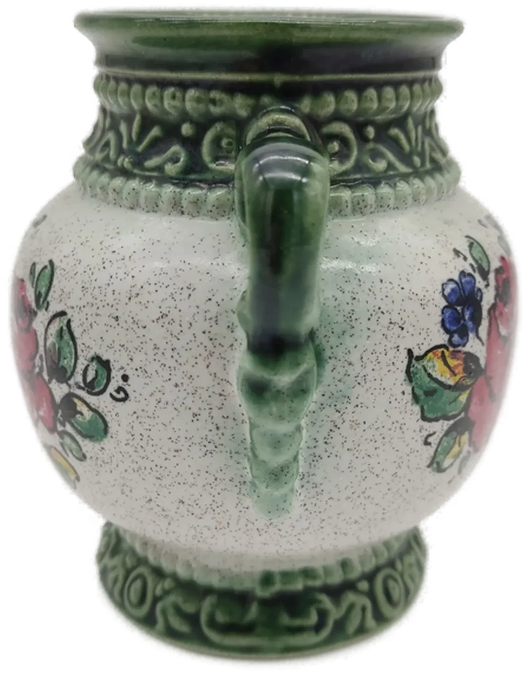 Vase Marzi & Remy Blumenmuster  Breite 11 cm, Höhe 10 cm – Bild 2