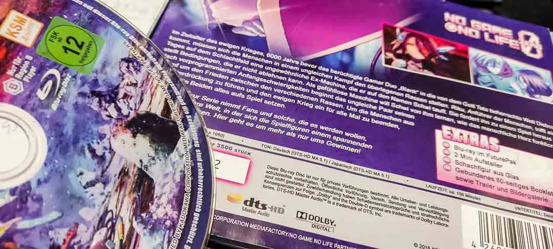 No Game No Life Zero Imanity Limited Edition Nr. 3212 komplett – Bild 4