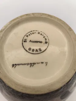 Handbemalte Keramikvase St. Peter Keramik Graz - Bild 2