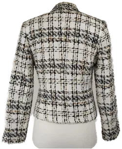 Favori Damen Tweed-Kostüm weiss/braun/schwarz - S/36 - Bild 5