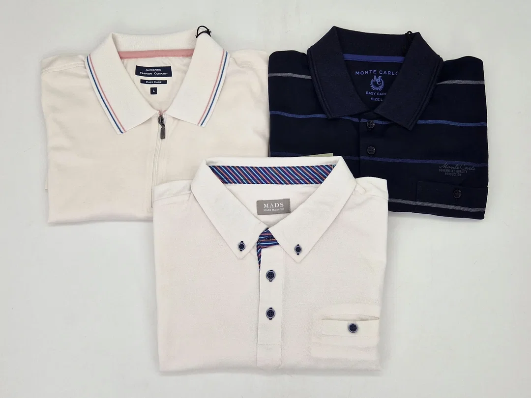 Herren Polo-Shirts Basic 3 - 3er Pack - Größe L - Bild 1