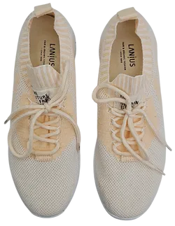 LANIUS TENCEL Damen Sneaker, weiß/beige - Gr. 41 - Bild 4