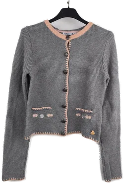 Haily's Madl, Strickweste, Gr. M. etikettiert, klein geschnitten wie S. - Bild 1