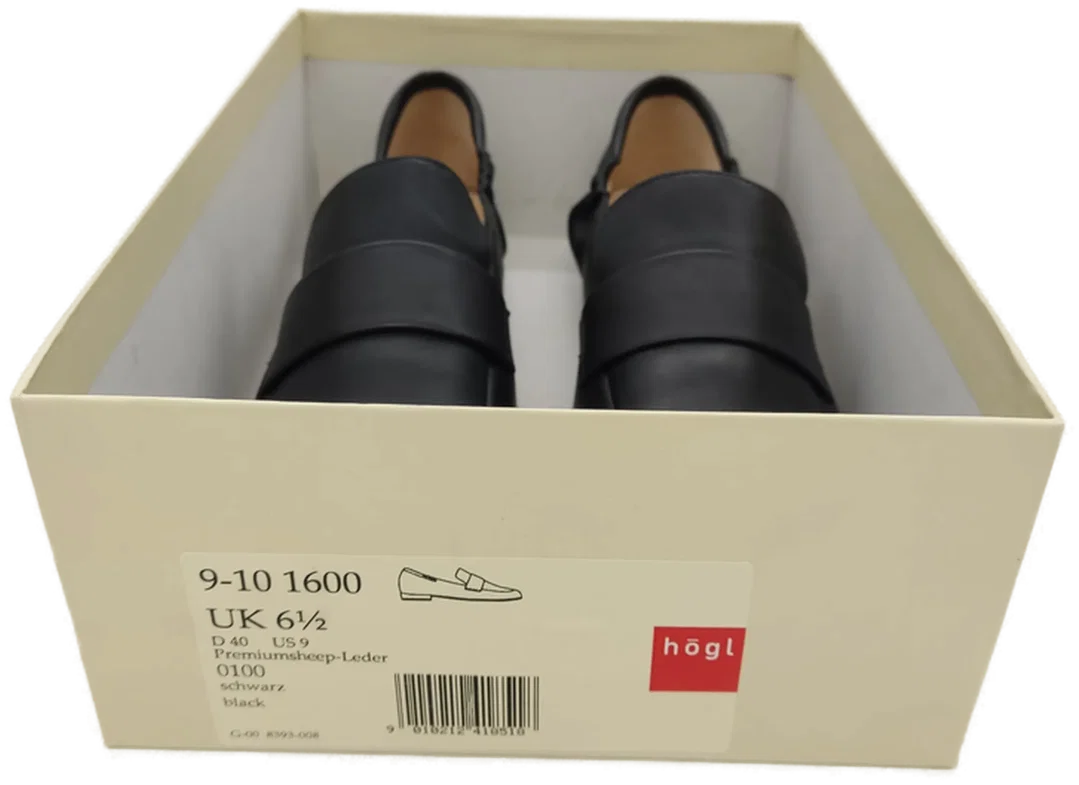  Högl Damen-Slipper 9-10 1600 0100 schwarz  Größe 40 – Bild 3