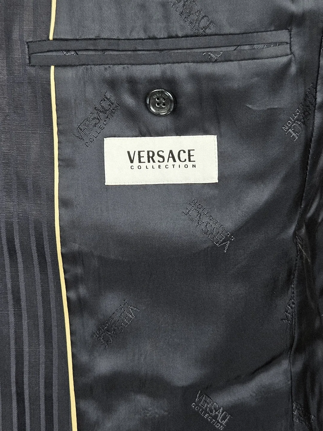 VERSACE Herren Sakko, marine - Gr. M  – Bild 4