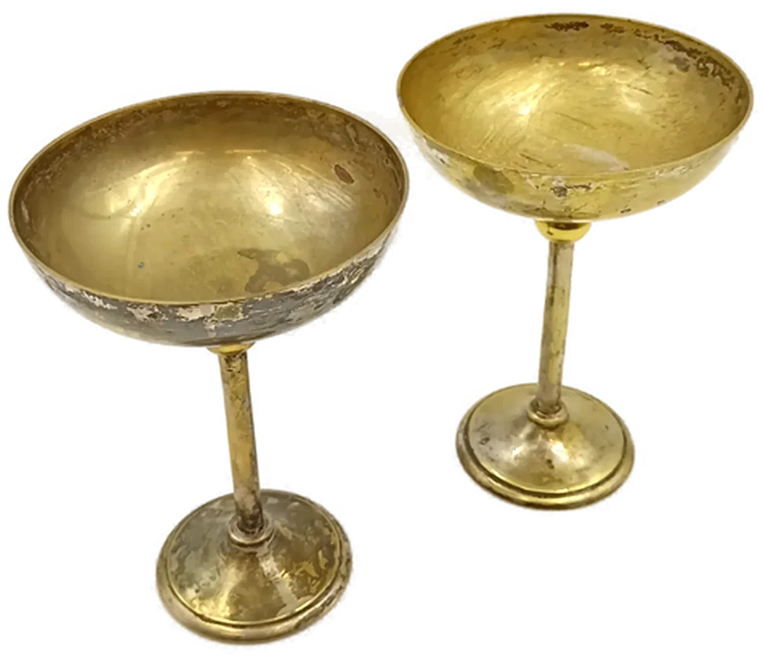 Dekorative Metallkelche, 2er-Set - Bild 4