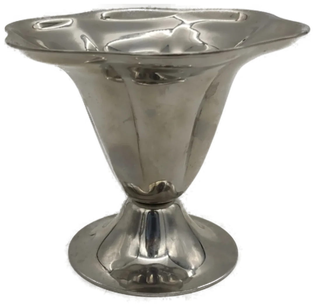 4er-Set Oneida Eisbecher Modell 93 (versilbert) – Bild 2