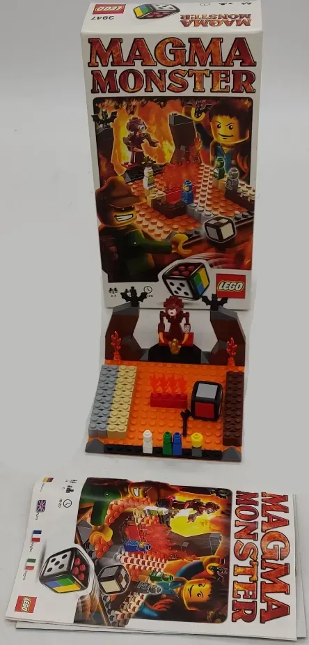 Lego 3847 Magma Monster (mit Ersatzfigur, die graue Figur fehlt) – Bild 3