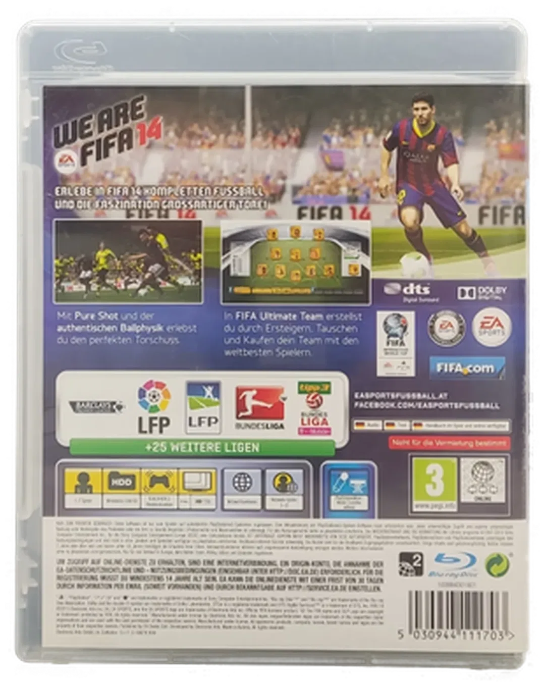 Playstation Sony PS3 Spiel "FIFA 14" – Bild 2