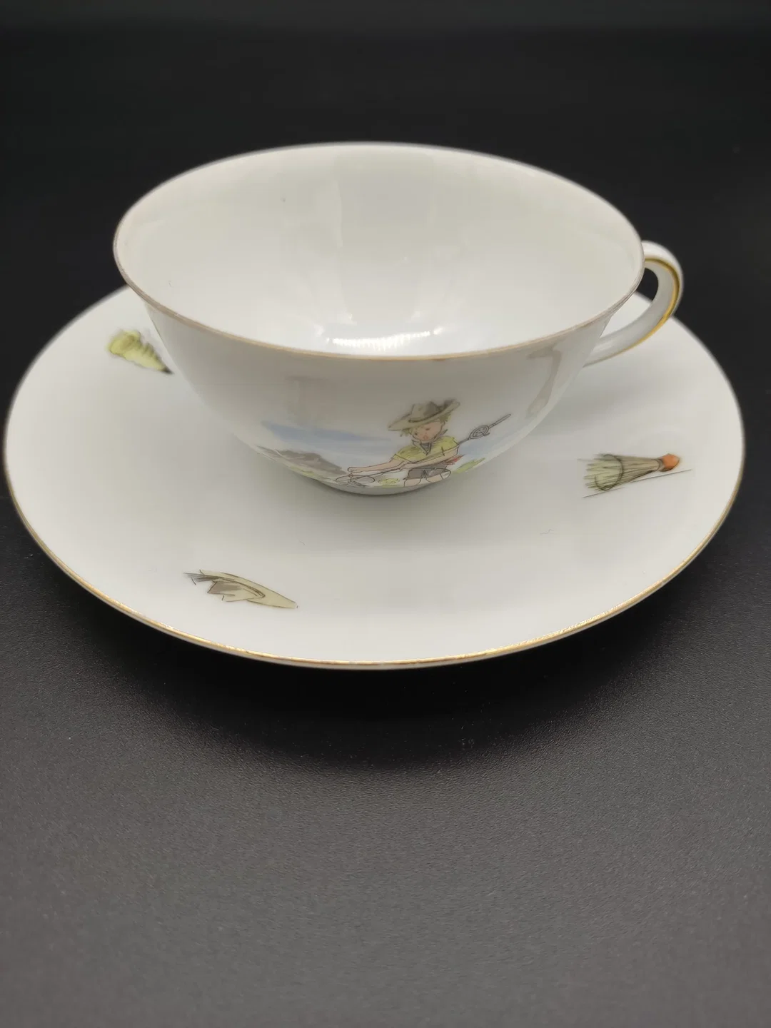 Winterling - Vintage Moccatasse & 4x Dessert-Teller – Bild 4