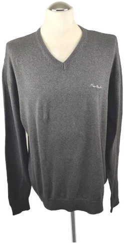 Herrenpullover Pierre Cardin Grau Größe 56 | Zeitloser Klassiker