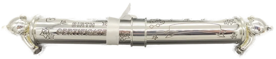Twinkle Twinkle Silverplated Geburts-Urkundenstab – Bild 3