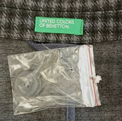 United Colors of Benetton Herrenblazer gemustert Gr. M - Bild 3