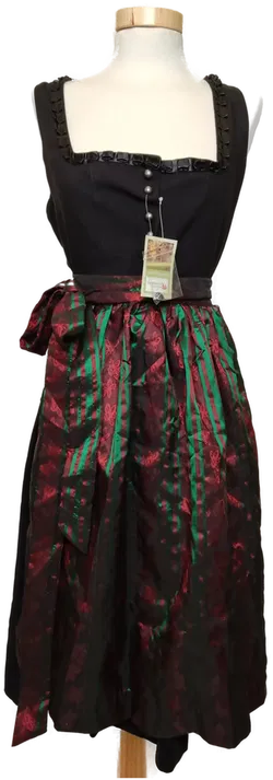 Der Wildschütz Damen Dirndlkleid schwarz Gr. 38 - Bild 1