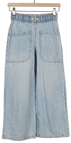 Zara Mädchen Jeans, hellblau - Gr. 152 cm (11-12 Jahre)