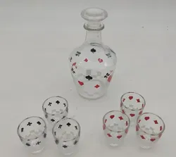 Vintage - Karaffe und Schnapsgläser Set - Bild 2