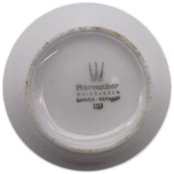 Bareuther Waldsassen, Zuckerdose ohne Deckel, Porzellan mit Goldrand, Ersatzteil, Vintage – Vorschau 2