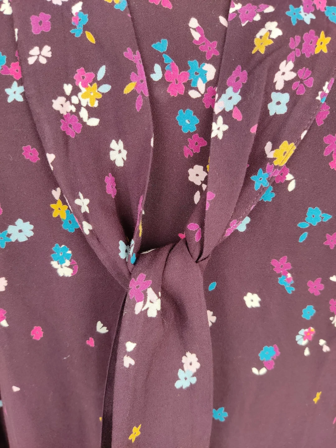 Zero Damen Bluse violett geblümt - XS/34 – Bild 4