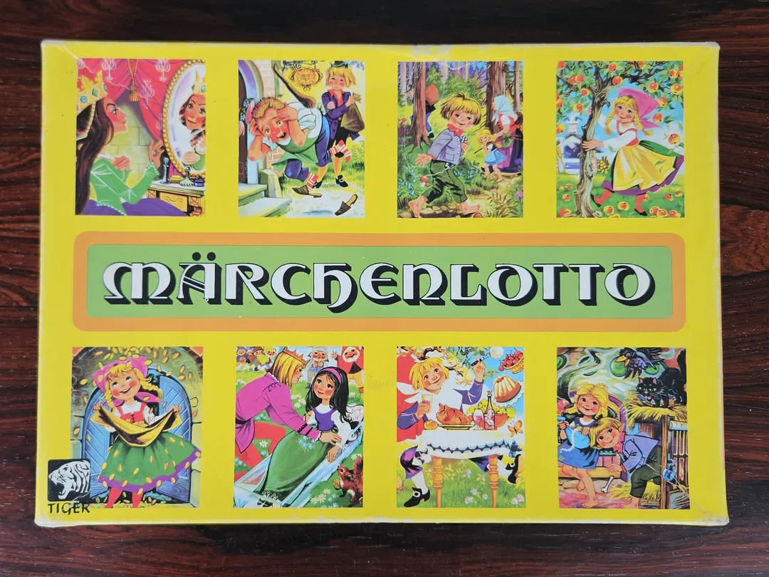 MärchenLotto - Vintage Gesellschaftsspiel - TIGER - Bild 1
