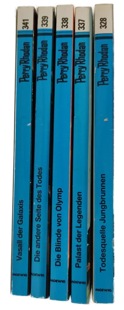 Bücher Moewig Perry Rhodan Planeten Romane Konvolut 5 Bände 328, 337, 338, 339, 341 - Bild 4