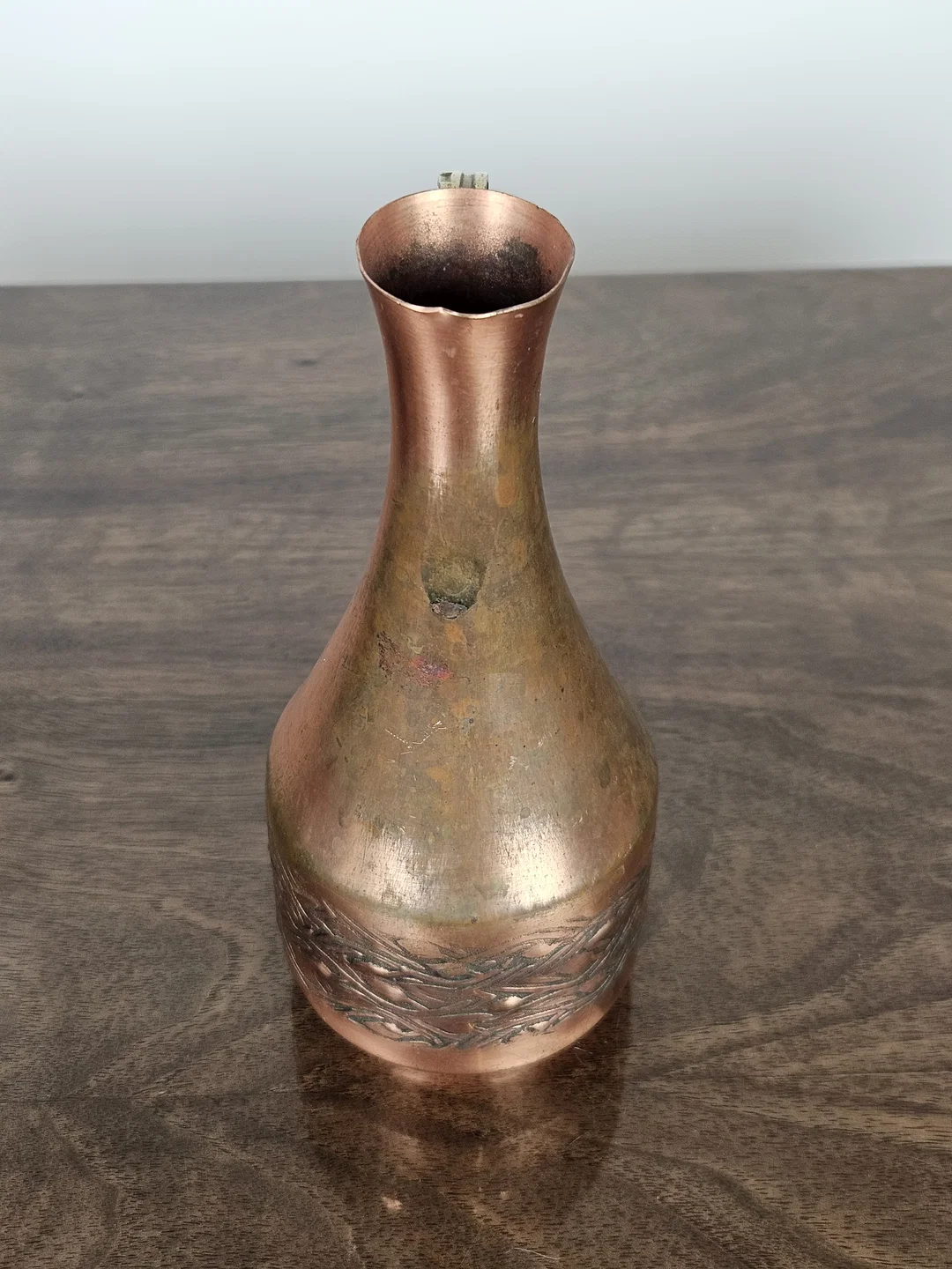 Dekorativer Krug aus Messing - Höhe ca. 19 cm  – Bild 3