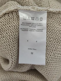 Bonita Damenpullover Beige Mit Schal | Wolle & Wärme – Vorschau 5
