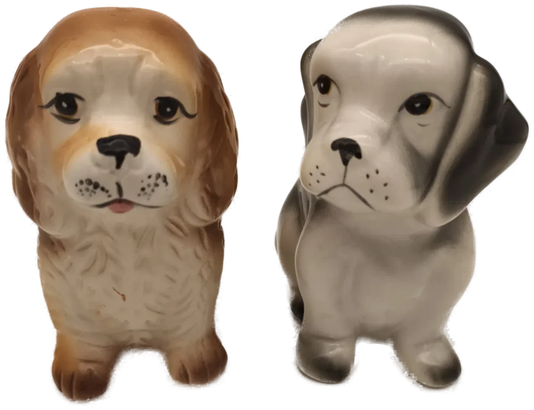 2 Übertöpfe, Pflanzentöpfe, Hund, Vintage - Bild 4