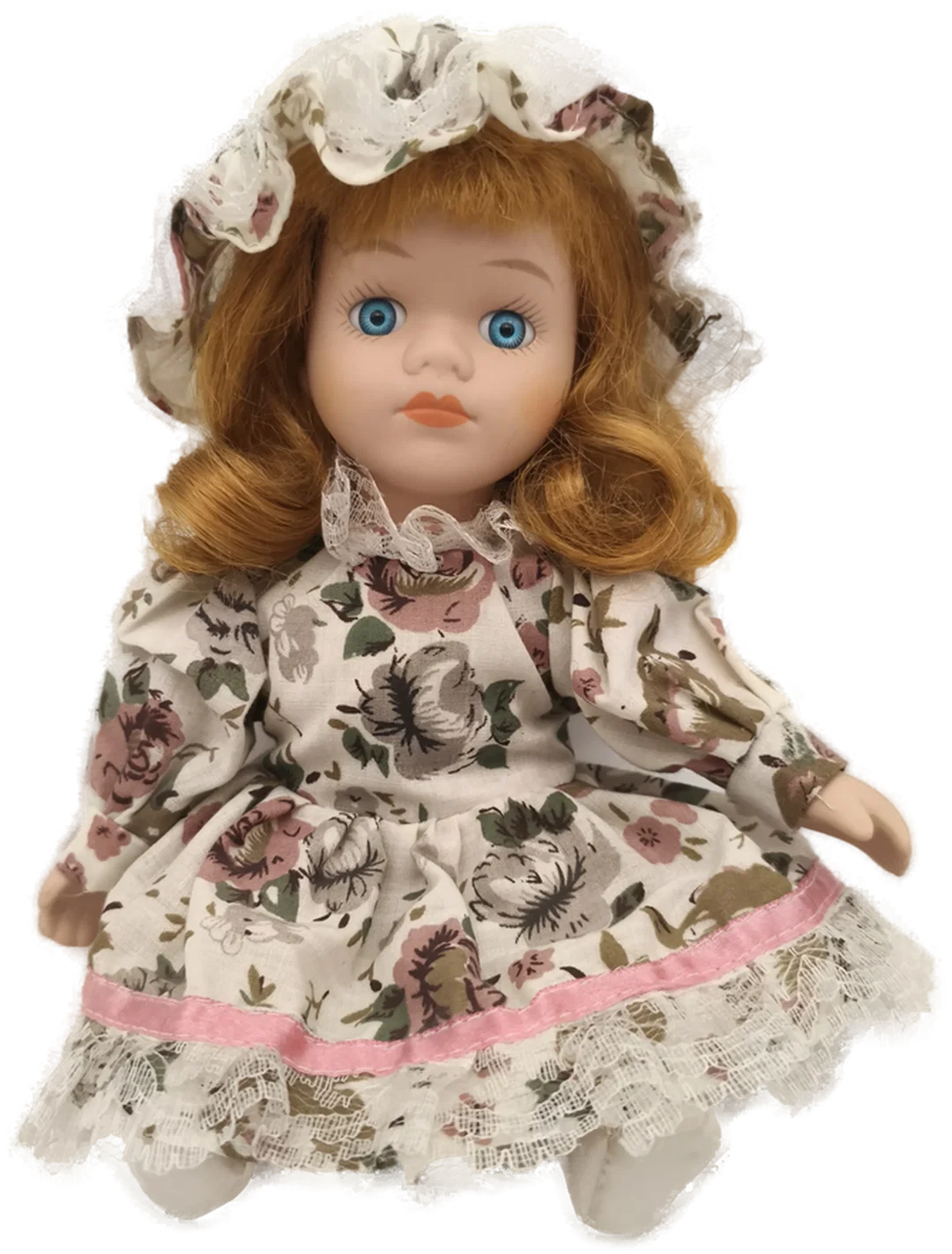 Porzellanpuppe 24cm, Vintage, 80er Jahre - Bild 1