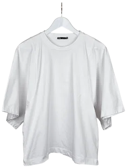 ZARA Damen T-Shirt, weiß - Größe M