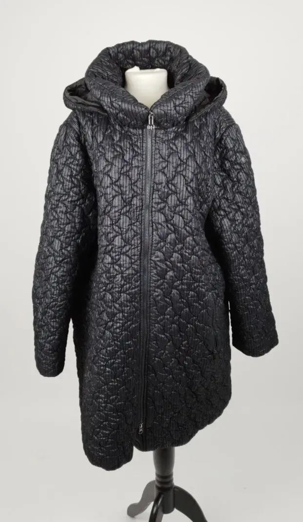 Erich Fend Mantel Schwarz - Gr. 50 / 80% Polyester, 20% Polyamid, Futter 100% Acetat - Bild 4