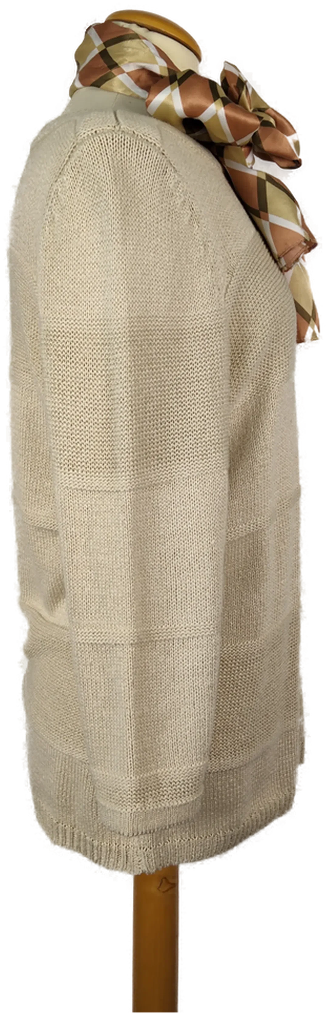 Bonita Damenpullover Beige Mit Schal | Wolle & Wärme – Bild 2